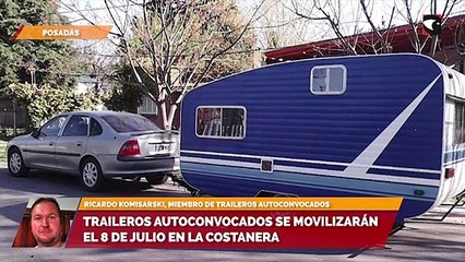Traileros autoconvocados se movilizarán el 8 de julio en la Costanera
