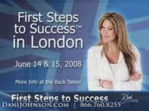 Dani Johnson First Steps to Success in London, UK 2008