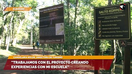 “Trabajamos con el proyecto creando experiencias con mi escuela”