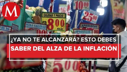 Inflación anual sube a 7.99% en junio, su mayor nivel en 21 años: Inegi