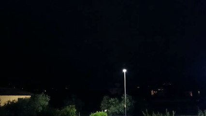 Firenze, tempesta di fulmini e lampi a Bagno a Ripoli