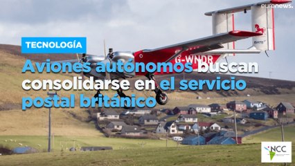 Aviones autónomos buscan consolidarse en el servicio postal británico