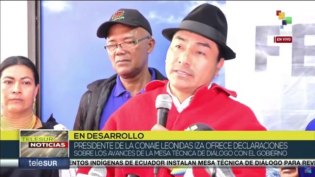 Leonidas Iza: Todo lo que se ha ganado ha sido gracias a la lucha