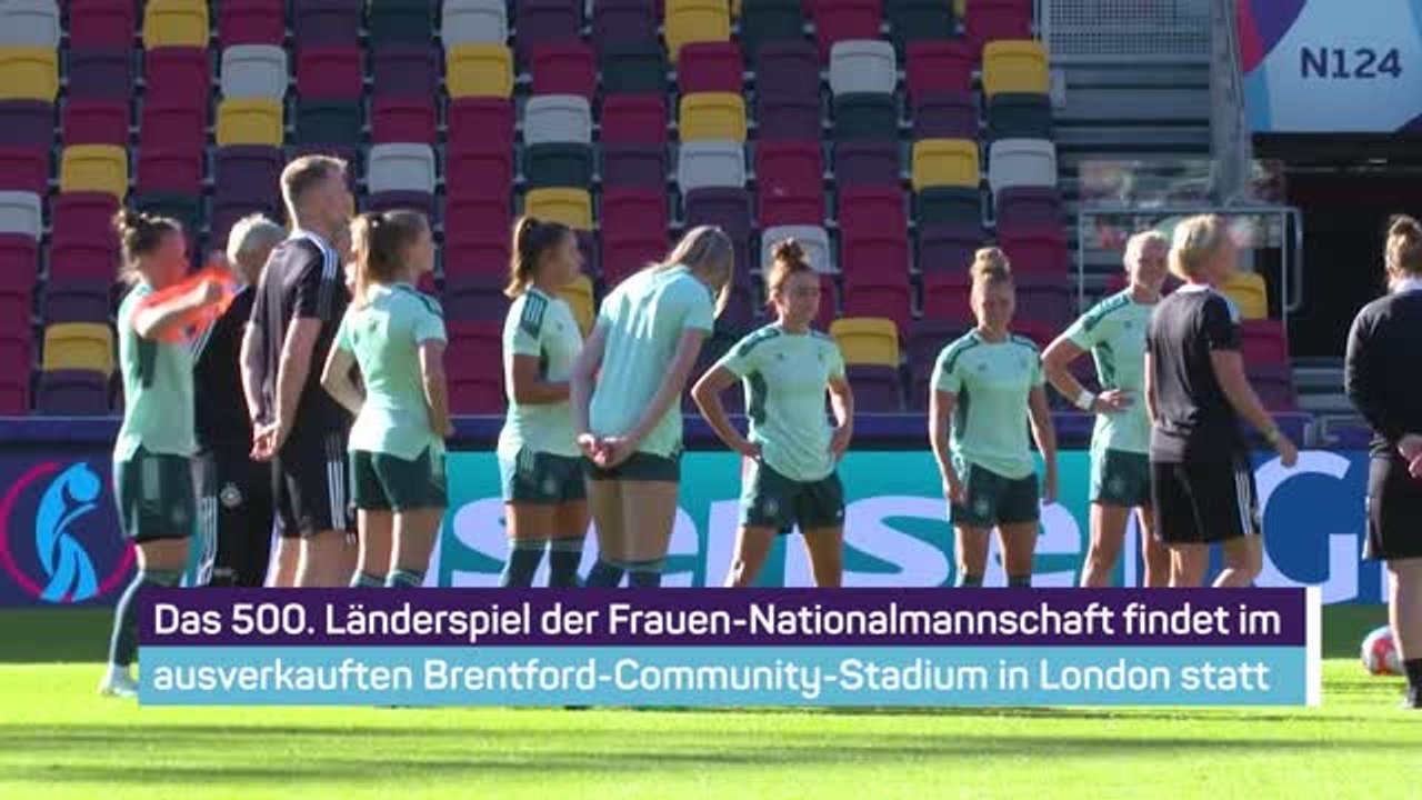 Der Countdown läuft: DFB-Frauen im Abschlusstraining