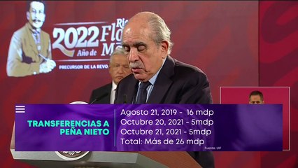 Peña Nieto es investigado por recibir transferencias millonarias, él responde