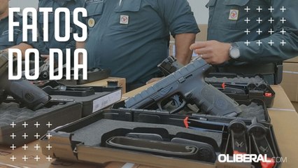 Polícia Militar recebe arsenal para reforçar a segurança no Estado