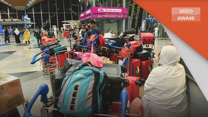 Haji | Kecoh di KLIA, lebih 400 jemaah terkandas