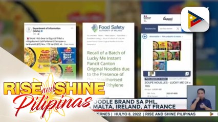 Sikat na brand ng noodles sa PHL, pina-recall sa Malta, Ireland, at France