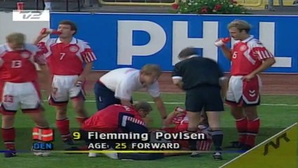 الشوط الثاني مباراة الدنمارك و المانيا 2-0 نهائي يورو 1992