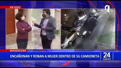 Magdalena: asaltan a mujer cuando estaba en su camioneta al frente de su vivienda