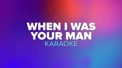 When I Was Your Man - Bruno Mars Karaoke Musicopas