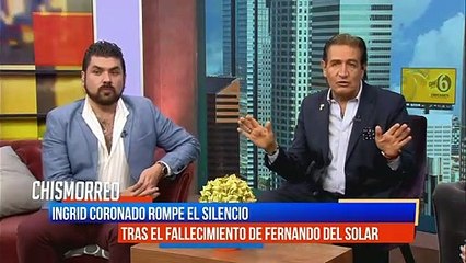 Ingrid Coronado al fin habla de la muerte de Fernando del Solar