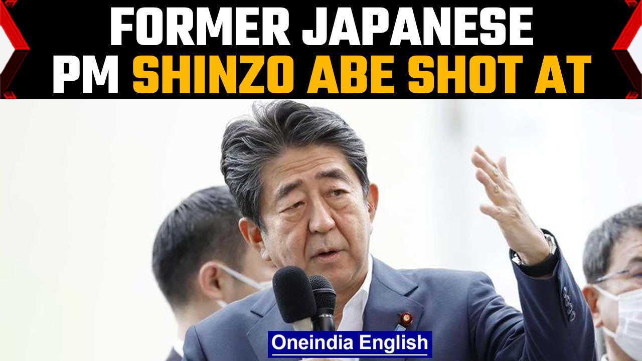 Former Japanese PM Shinzo Abe shot at during a...
