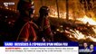 Les images du "méga feu" dans le Gard, qui a déjà ravagé 600 hectares