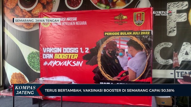 Terus Bertambah, Vaksinasi Booster di Semarang Capai 50,58 Persen