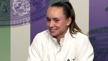 Wimbledon 2022 - Elena Rybakina : "I was born in Russia, yes, but I represent another country, I don't spend time in Russia"