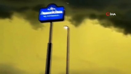 ABD'de gökyüzü yeşile döndü