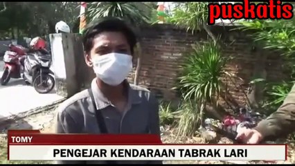 Mobil Grand Livina Tabrak dua Pengendara motor dan melarikan diri