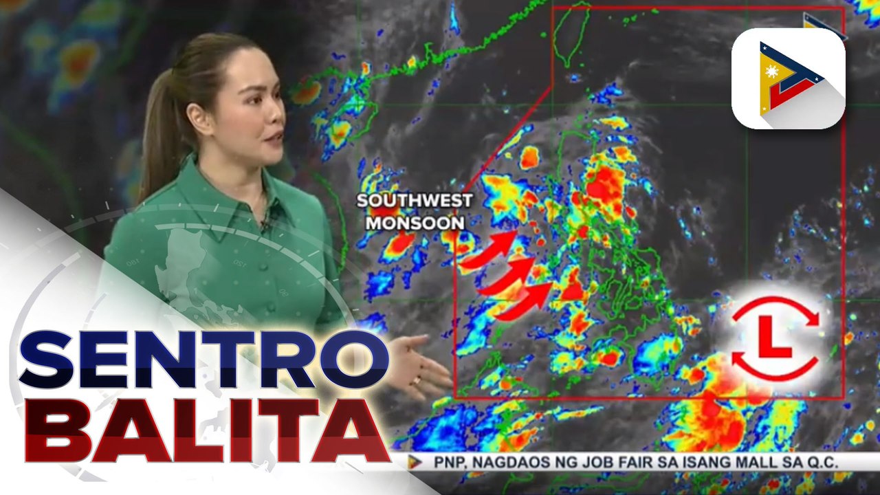 Isang LPA, namataan sa silangang bahagi ng Davao City;  Habagat, umiiral pa rin sa western section ng bansa