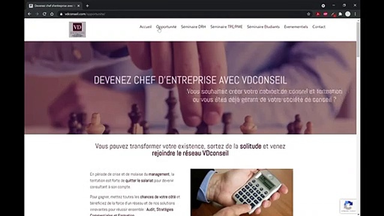 VDConseil - Cabinet de conseil et de formation DRH, Etudiants, Patrons PME, Commerciaux