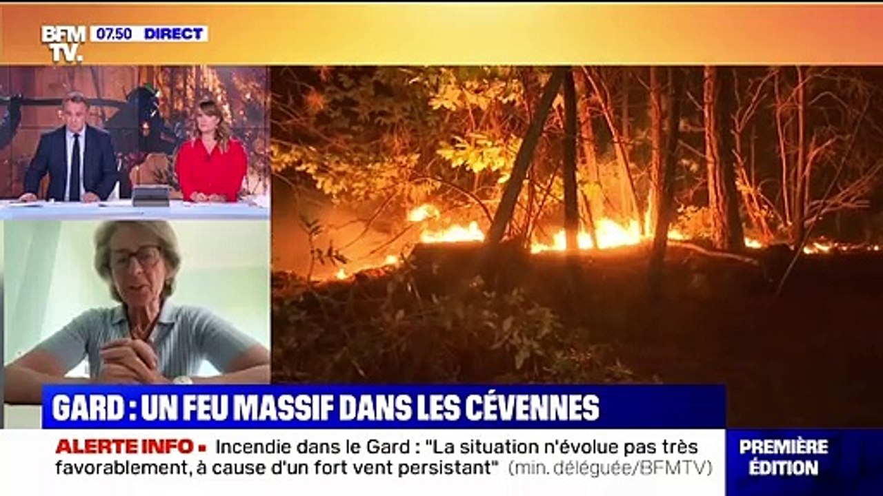 Gard: "La préfète va prendre un arrêté" interdisant les feux d'artifice, indique la ministre Caroline Cayeux