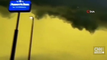 ABD’de gökyüzü yeşile döndü