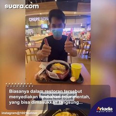 Masak Telur yang Dibawa dari Rumah ke Restoran, Bikin Netizen Tepok Jidat