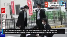 El ex primer ministro de Japón Shinzo Abe en parada cardiorrespiratoria tras ser disparado en un mitin