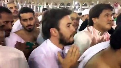 AKP'li Özhaseki'nin  söz etmesiyle gündem olan Mustafa Ceceli'nin, hac görüntüleri yayınlandı