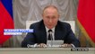 Ukraine: si les Occidentaux veulent battre la Russie, "qu'ils essaient", lance Poutine