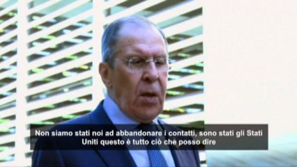 Lavrov al G20: non corriamo dietro a Usa per un colloquio