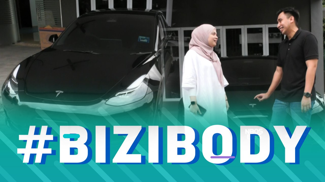 Canggih betul! Influencer Nini Comei tunjuk kehebatan Tesla… semuanya control pakai handphone je!