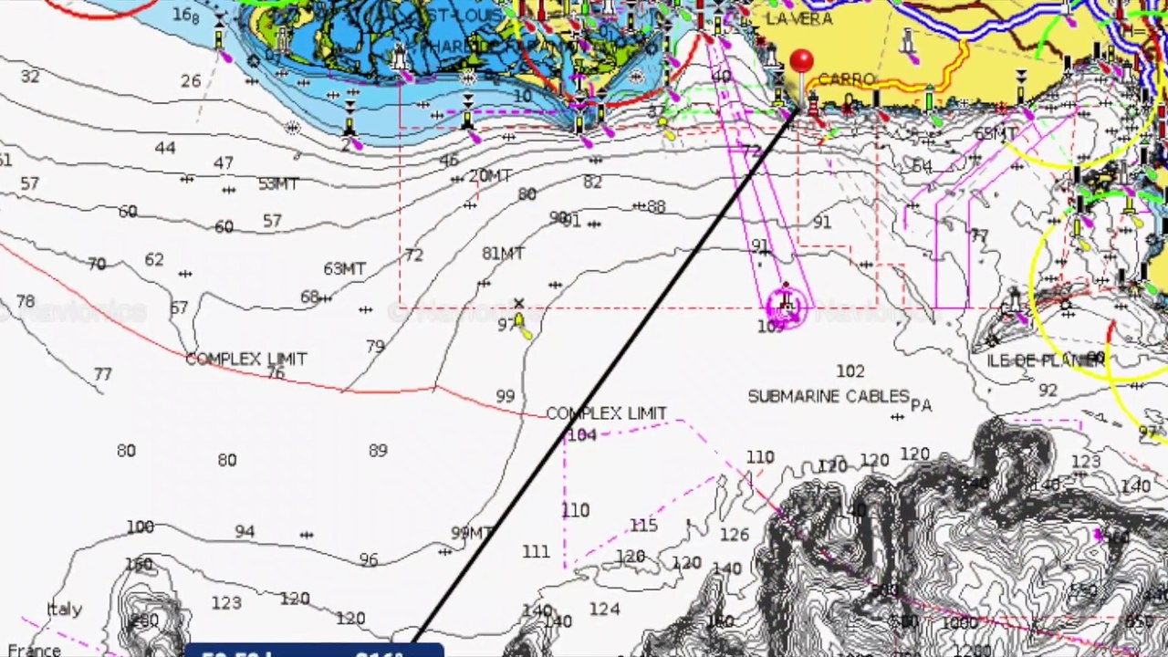 Un voilier secouru par la SNSM au large de Carro