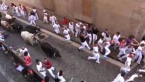 El segundo encierro con toros de Fuente Ymbro manda a seis personas al hospital