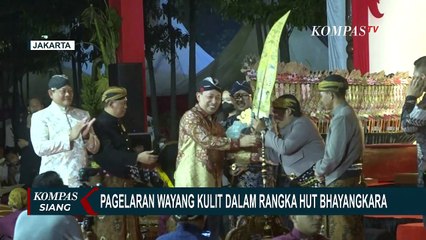 Download Video: Perayaan HUT ke-76 Bhayangkara, Kepolisian RI Adakan Pergelaran Wayang Kulit