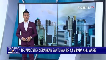 BPJamsostek Serahkan Santunan ke Keluarga Pekerja yang Meninggal Akibat Kecelakaan Kerja saat WFH
