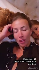 Laura Figueiredo surpreendida com conversa da filha