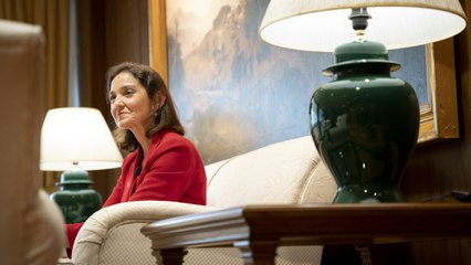 Entrevista con la ministra de Industria, Reyes Maroto.