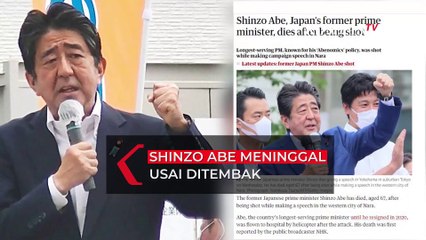 Shinzo Abe Meninggal Usai Ditembak di Nara, Jepang
