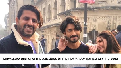 Shivaleeka Oberoi At The Screening Of The Film ‘Khuda Hafiz 2’ At YRF Studio