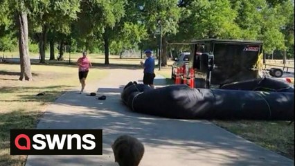 Cancer-beating mum who trained for months to complete 10k run left disappointed after organisers dismantle finish line just as she arrives
