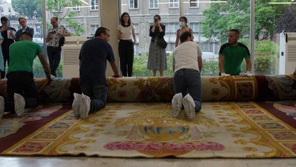 Incendie de Notre-Dame: début de la restauration du tapis de la cathédrale