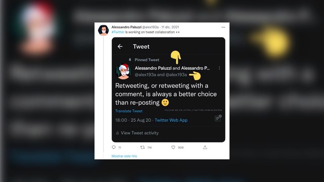 Twitter prueba la nueva función CoTweet, que permite la coautoría de publicaciones
