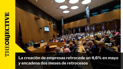 La creación de empresas retrocede un 4,6% en mayo y encadena dos meses de retrocesos