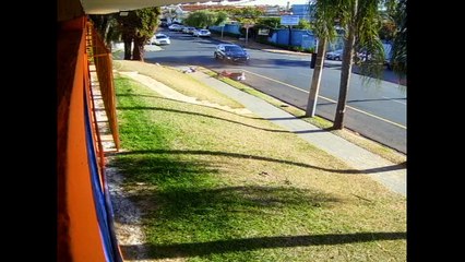 MOTOCICLISTA FICA FERIDO EM ACIDENTE EM CRUZAMENTO DA AVENIDA SANTA LUZIA