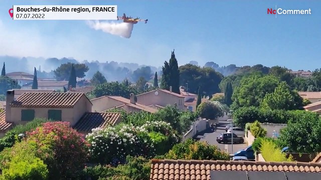 Multiple wildfires hit Gard and Bouches-du-Rhône regions