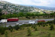 Kocaeli TEM Otoyolu'nda bayram öncesi trafik akıcı