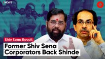 32 Shiv Sena ex-corporators extend support to Maharashtra CM Eknath Shinde