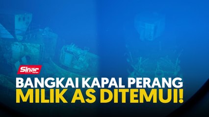 Bangkai kapal perang milik AS ditemui!