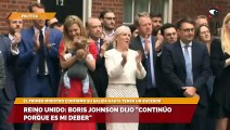 Reino Unido: Boris Johnson dijo 